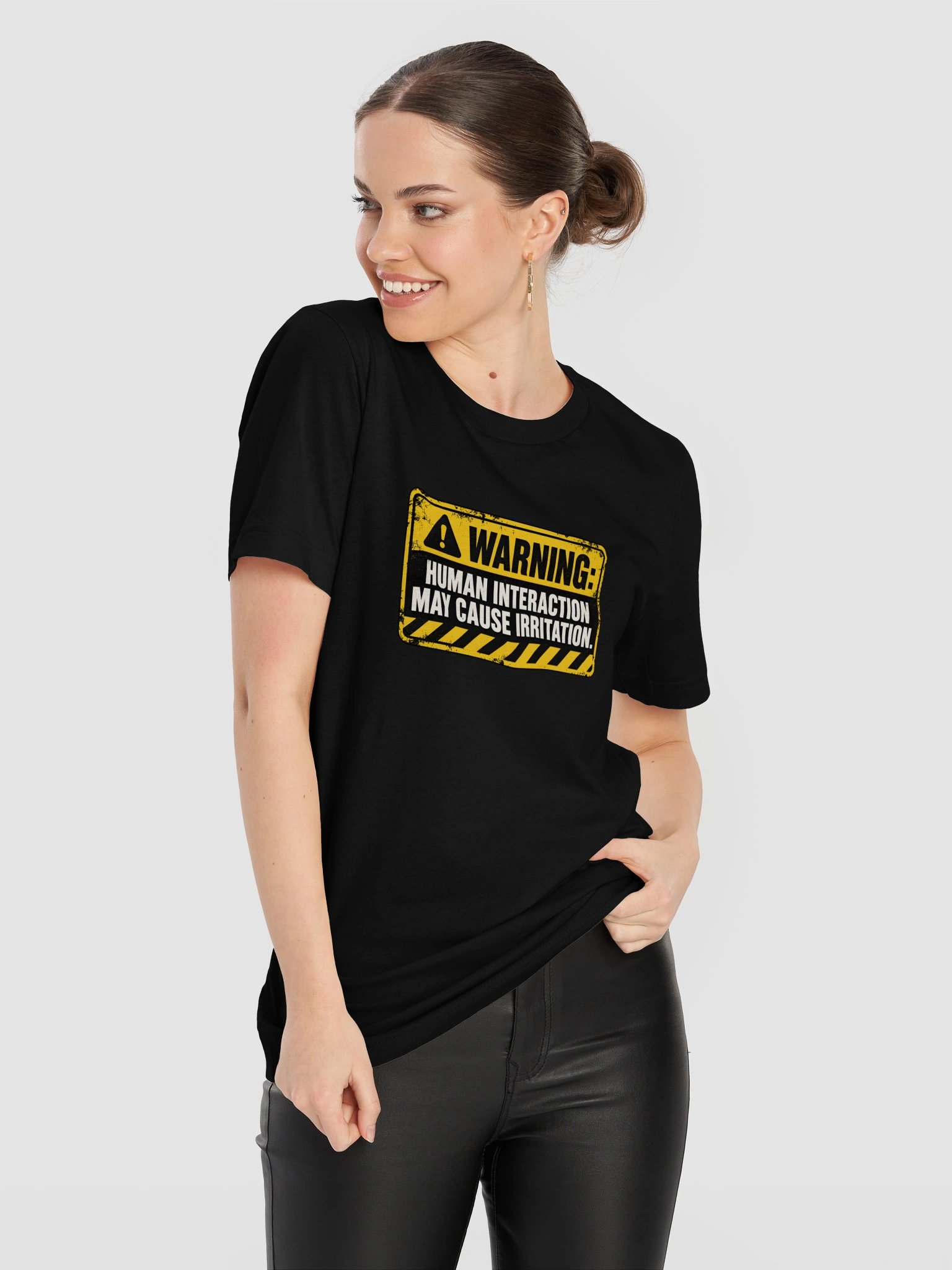 Warning: Human Interaction™ Tee product image (33)