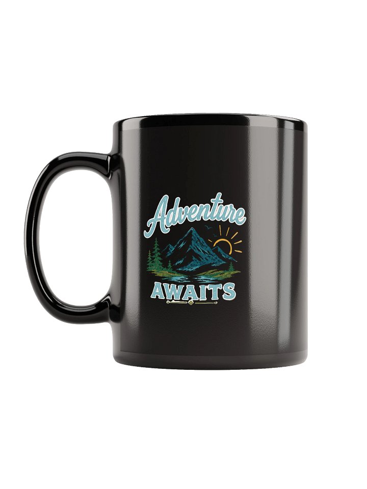 Adventure Awaits™ Twilight Collection Black Glossy Mug product image (7)