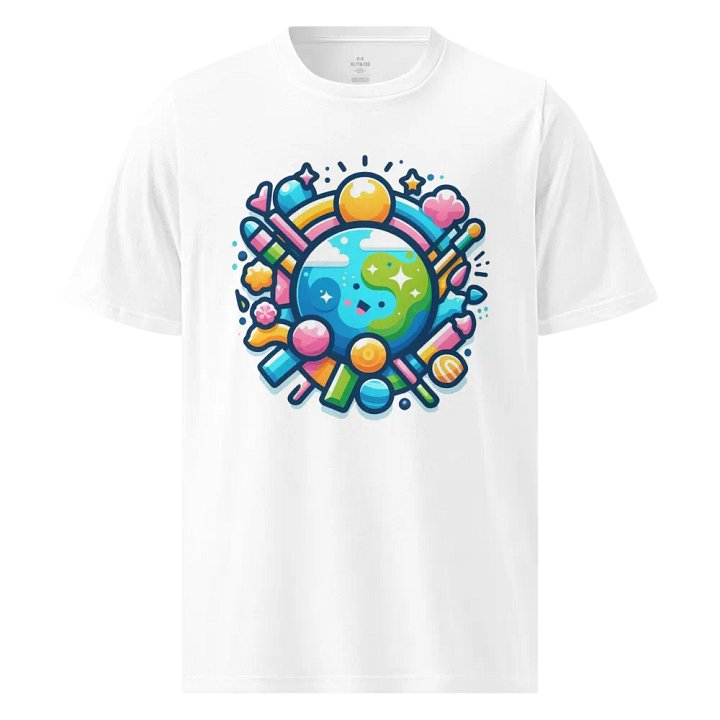 Cheerful Globe Creativity Illustration Print product image (1)