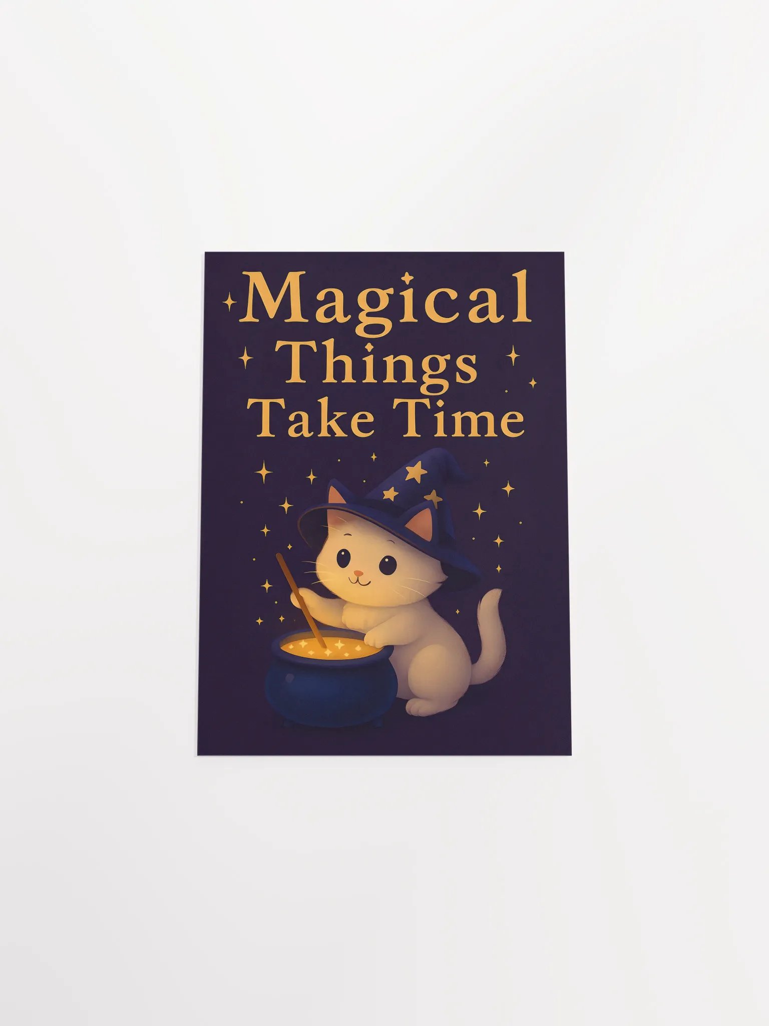 Magical Cute Cat Motivational Poster product image (20)