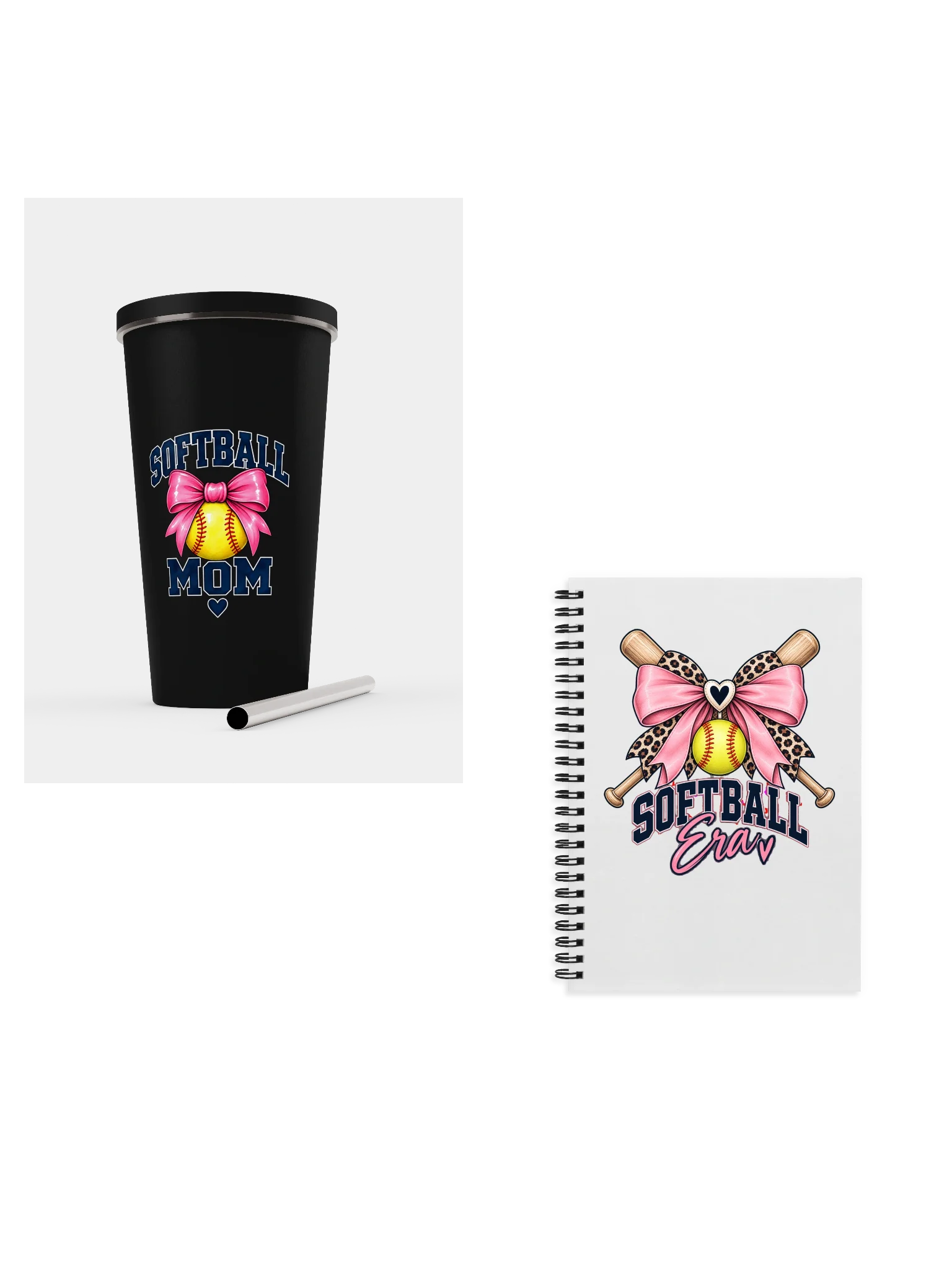 Softball Mom Thank-You Gift Set | Tumbler & Notebook product image (1)