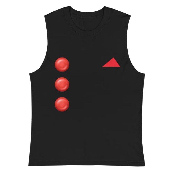 Red Button and Hankie Muscle Tank product image (3)