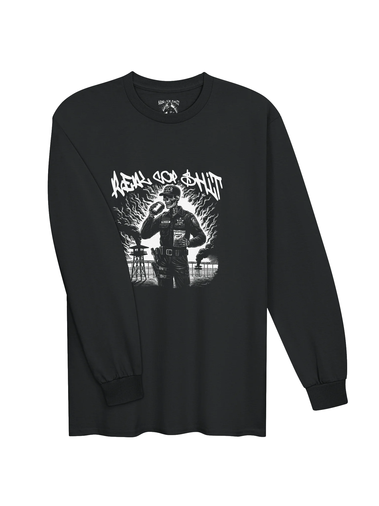 REAL COP SHIT LONG SLEEVE TEE product image (3)