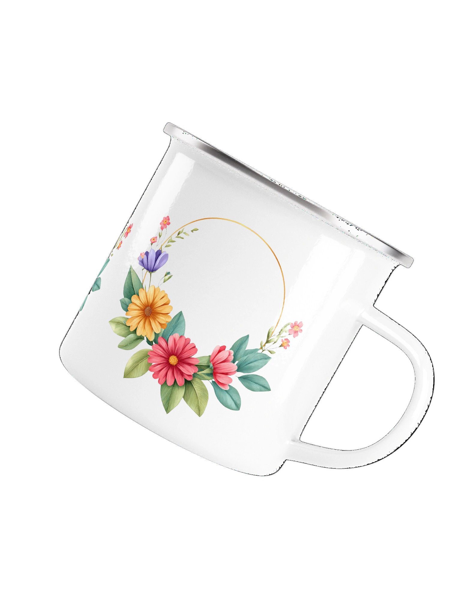 Flowers A Enamel Mug product image (5)