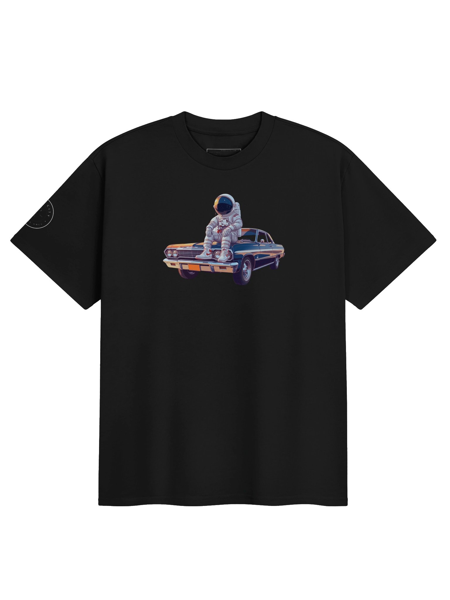 Mars City Astronaut Classic Car Graphic Tee product image (1)