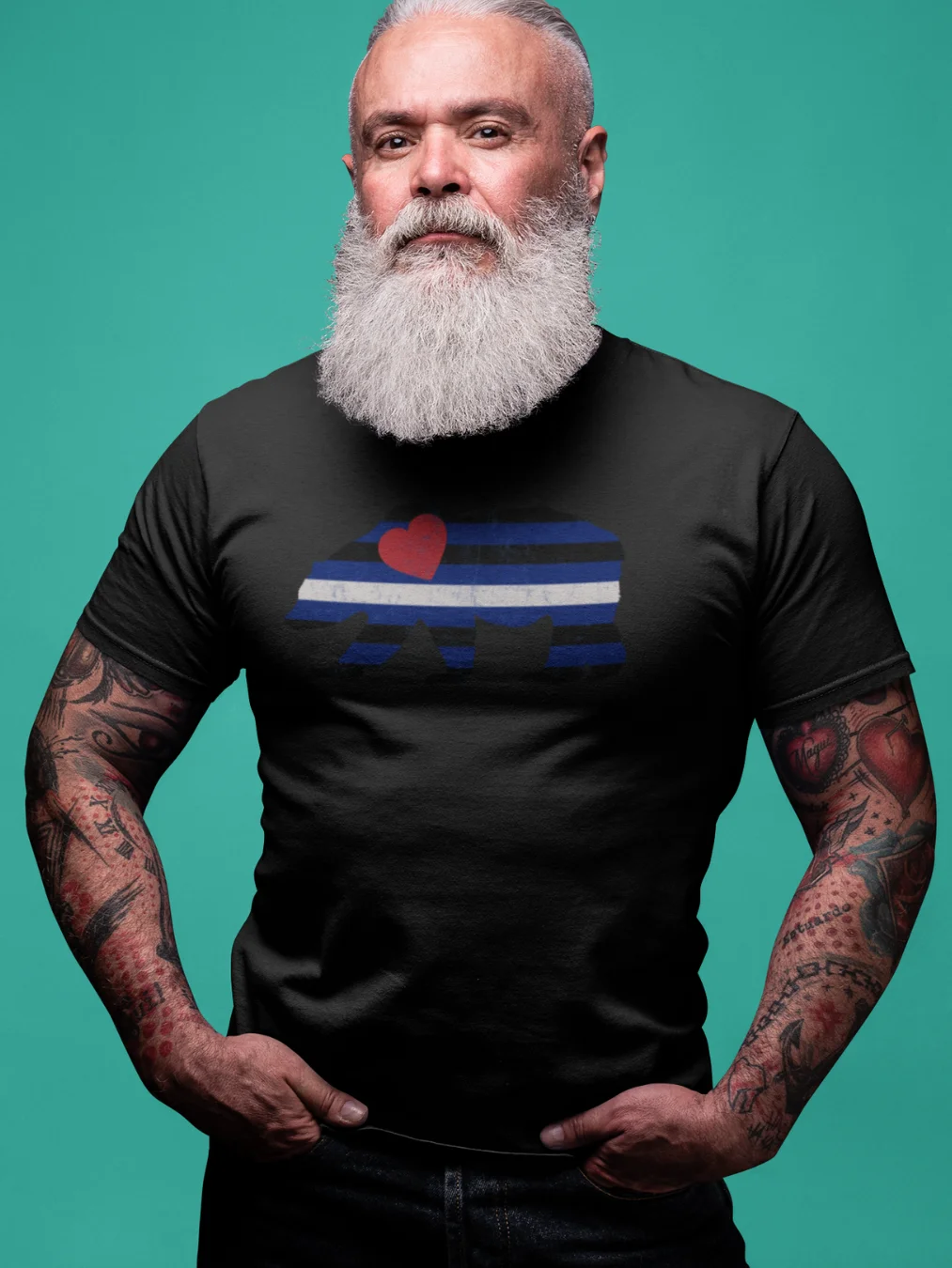 Leather Pride Bear T-Shirt product image (4)