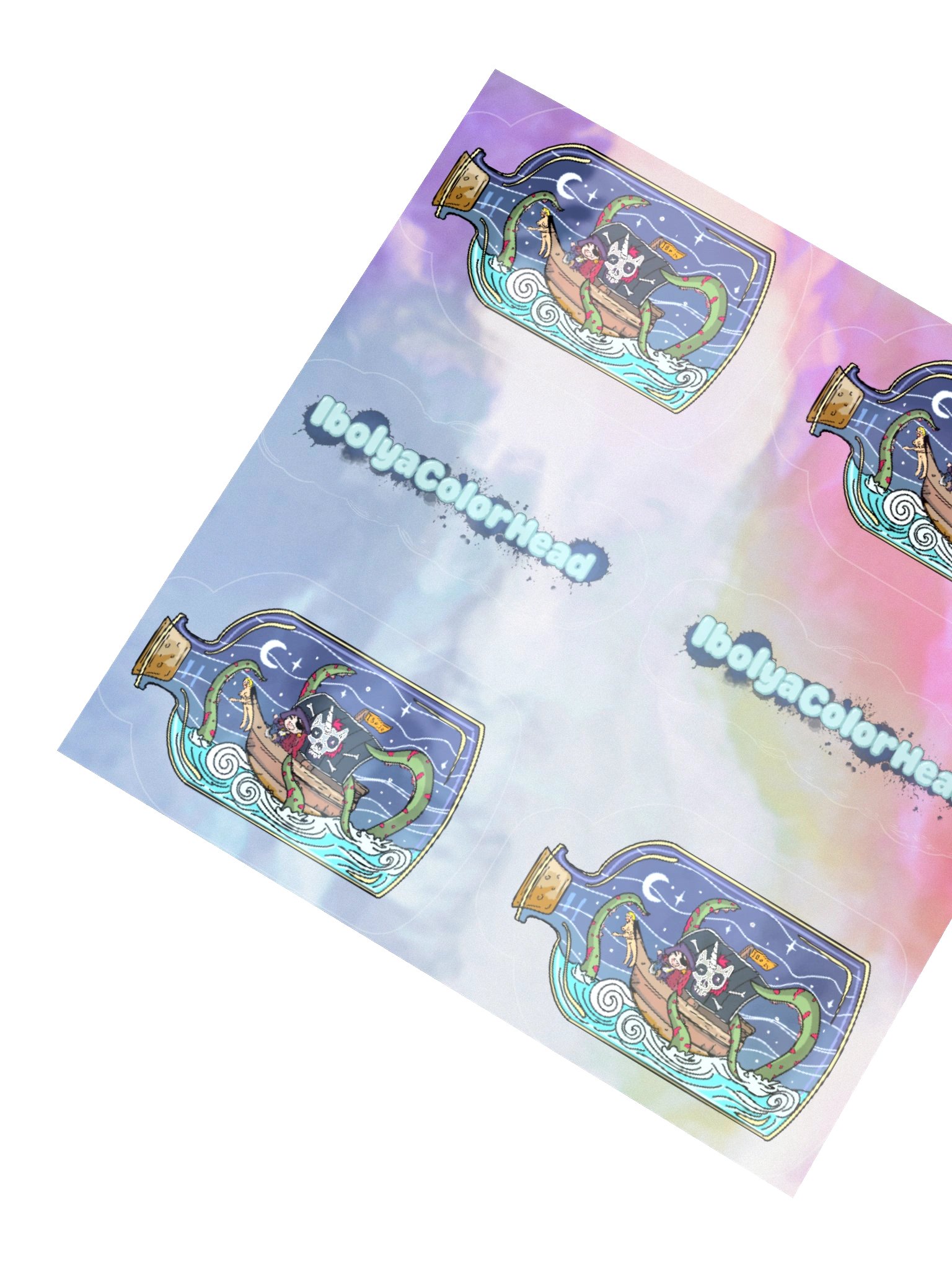 Captain Ibo Holographic Sticker product image (2)