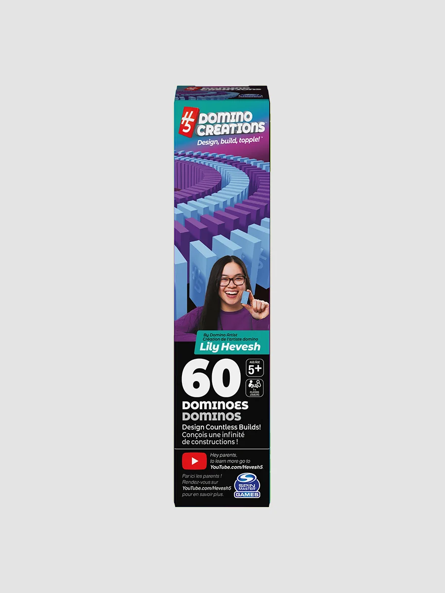 60-Piece H5 Domino Creations Pack (Light Blue & Purple) product image (1)