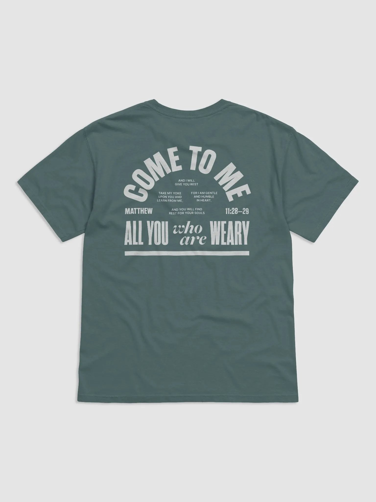The Easy Yoke Tee | Matthew 11:28-29 product image (2)