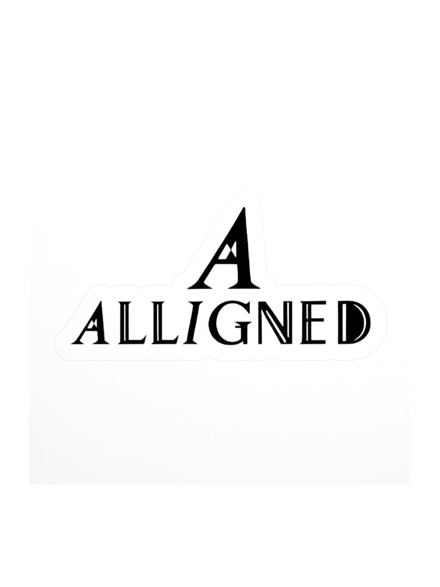 ALLIGNED A Kiss Cut Sticker product image (4)