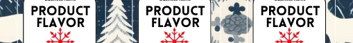 Midnight Snow Label Templates Bundle product image (4)