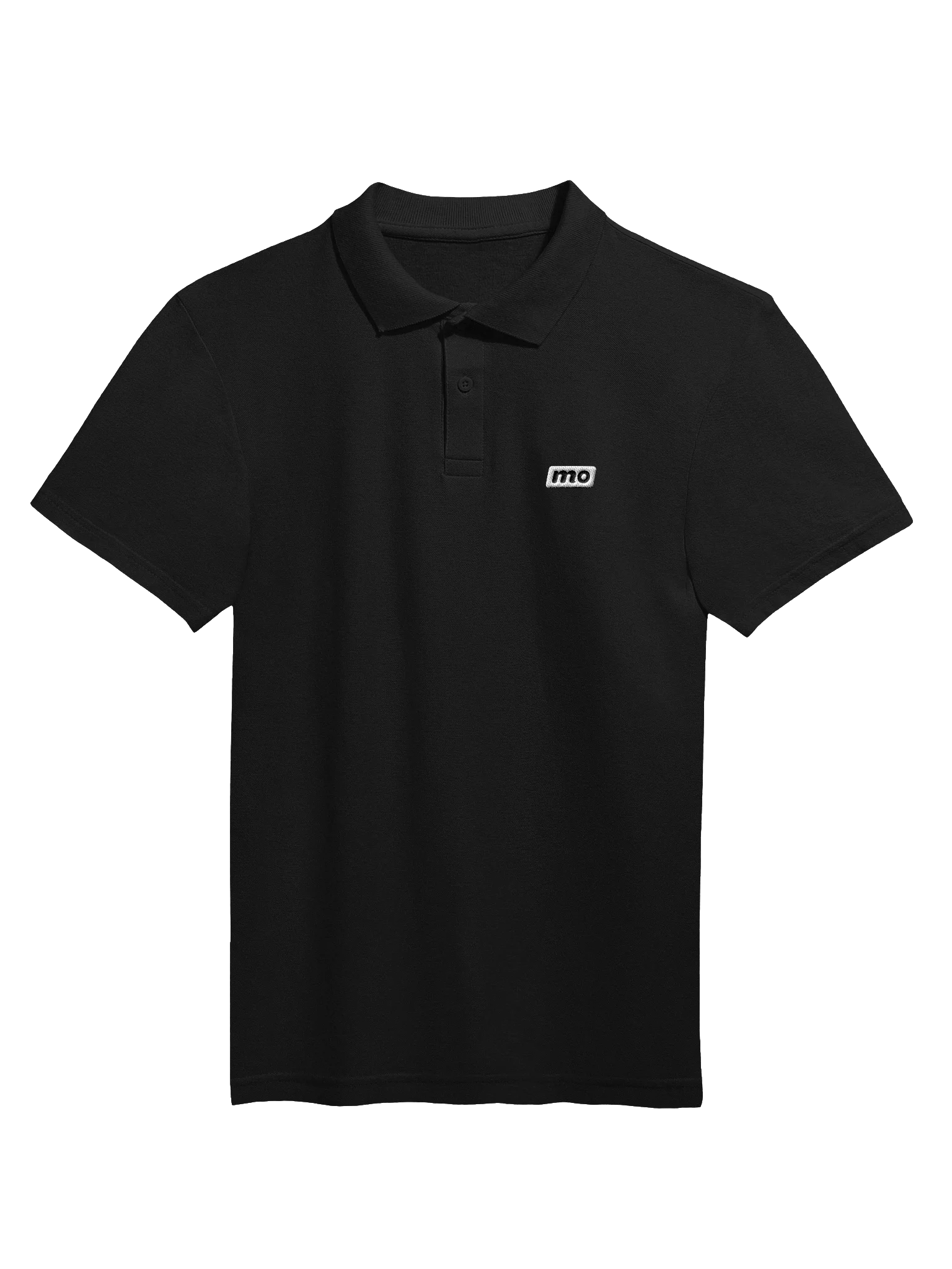 MO Pique Polo - White Embroidery product image (1)