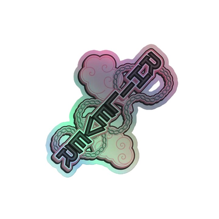 Holo Vertical Logo Sticker product image (1)