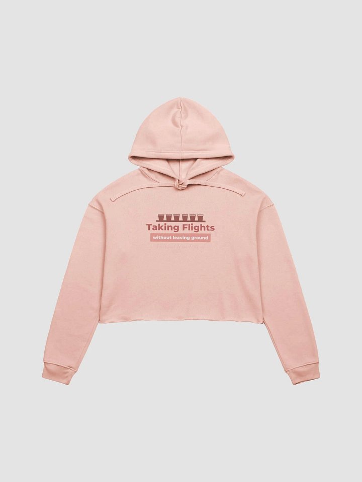 Drinking Around the World Disney: Taking Flights Without Leaving Ground Pink Crop Hoodie product image (1)