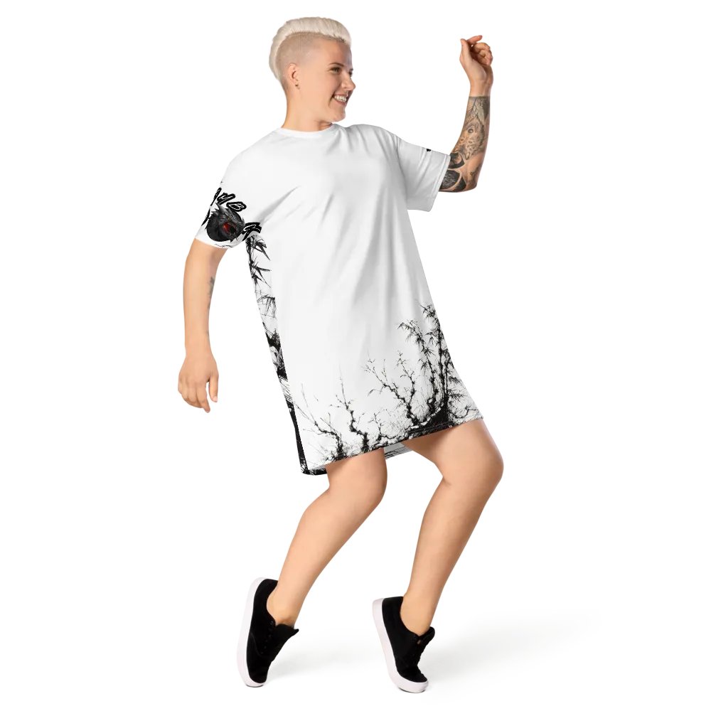 Bamboo Print T-Shirt Dress product image (9)