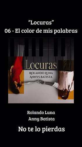Serie: “Inspiraciones Locuras”
6- El color de mis palabras

Descubre el color de las palabras de esta canción y cuéntame qué ...