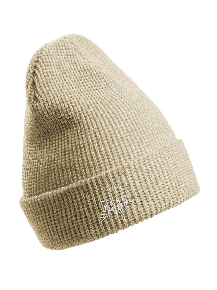 Keep Smiling Waffle Beanie product image (3)
