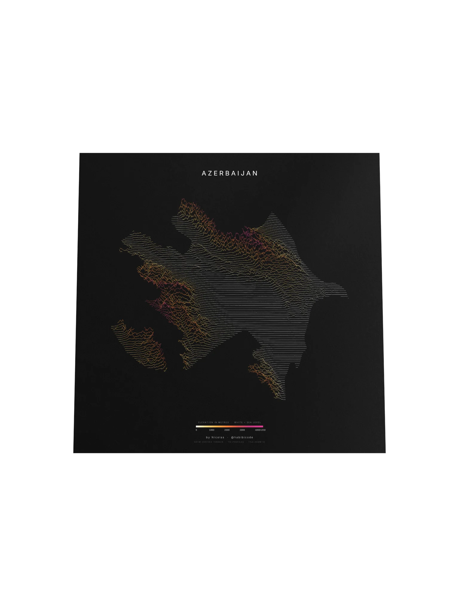 Ridgeline Poster - Azerbaijan product image (4)