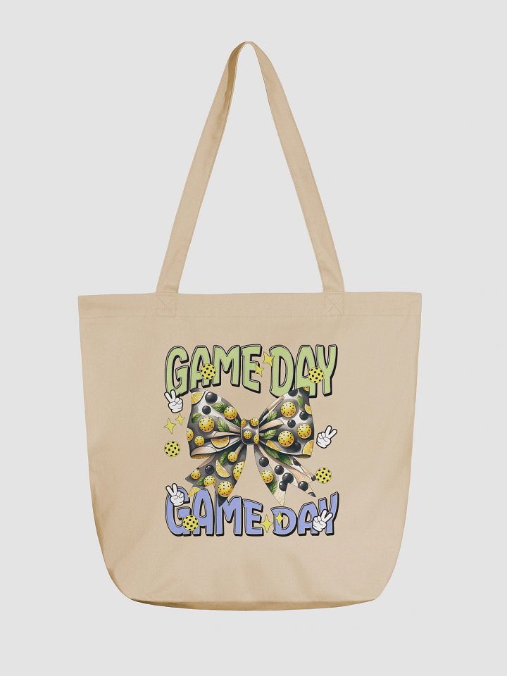 Game Day Bow Pickleball Celebration Eco Tote product image (5)