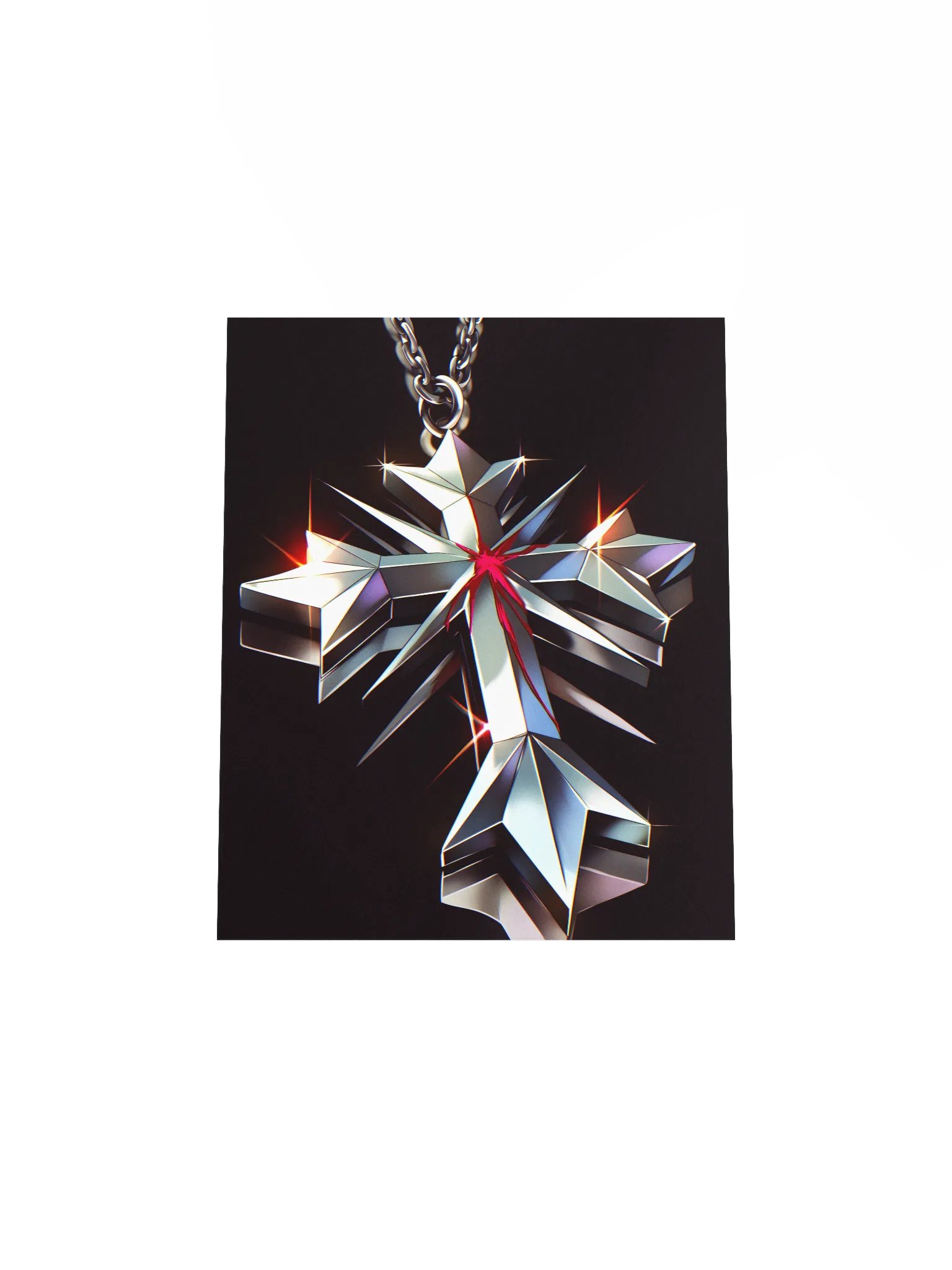 Metallic Cross Matte Poster product image (4)