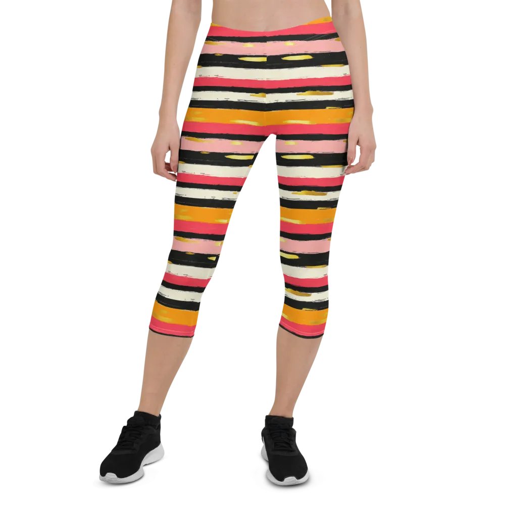 Stripes of Mental Health Capris product image (1)