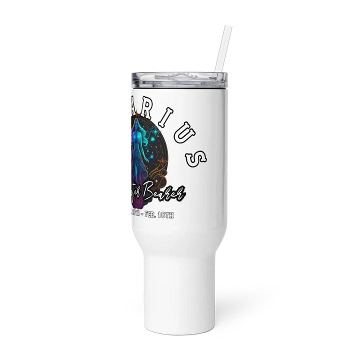 Aquarius - Zodiac Travel Mug w/ Handle product image (2)