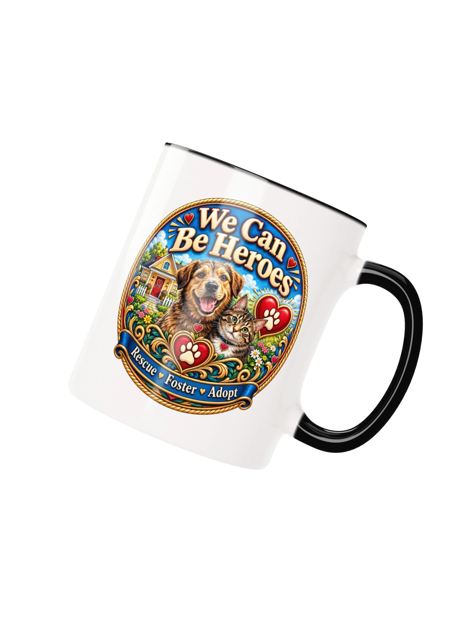 We Can Be Heroes Pet Rescue Two Color Mug product image (2)