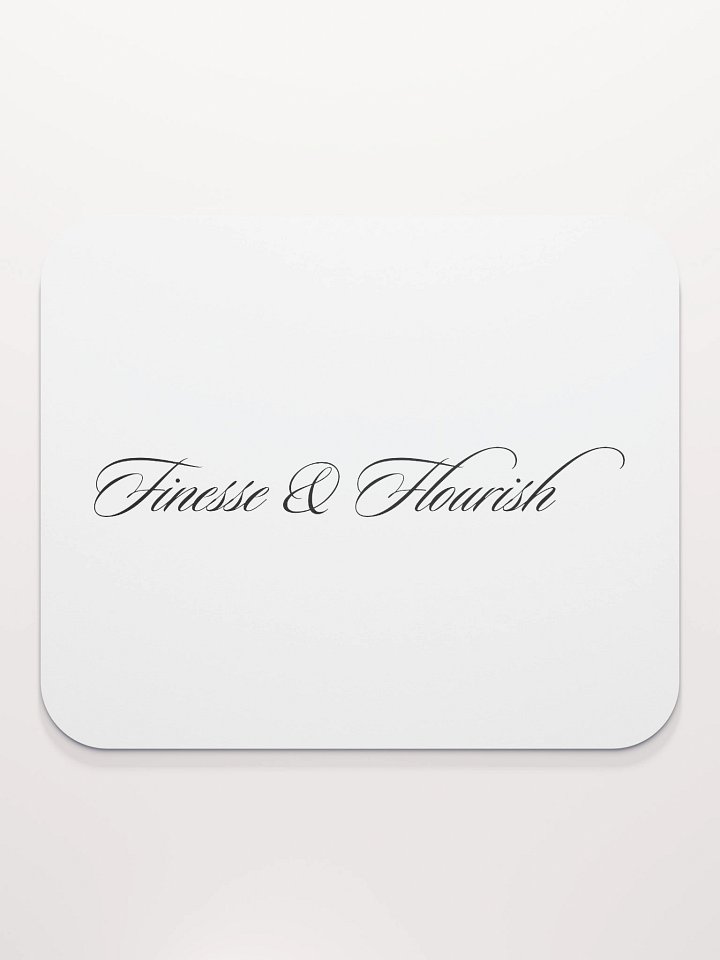 F&F Script Classic Mouse Pad product image (2)