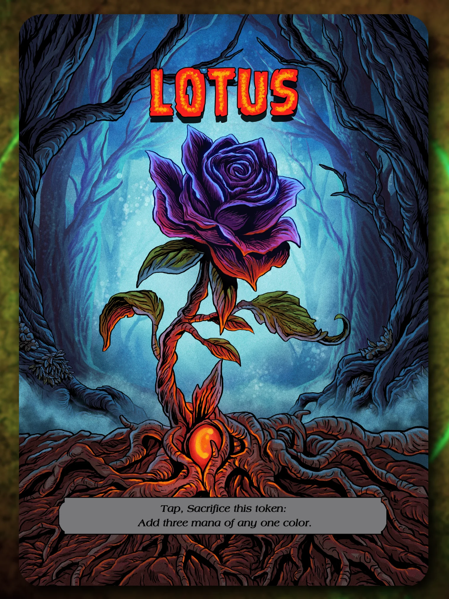 Lotus Full Art Token product image (1)