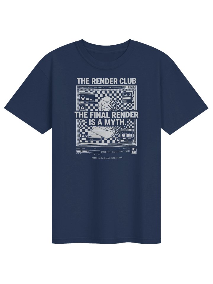 The Final Render Is a Myth — Render Club Navy product image (1)