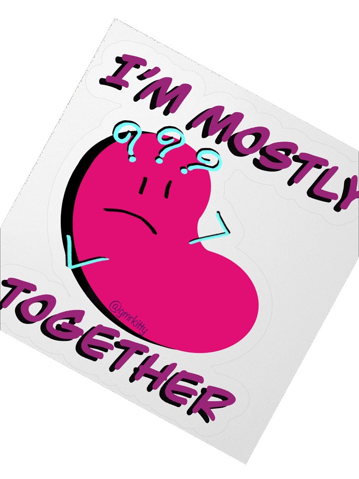 Mostly Lost Bean Sticker product image (6)