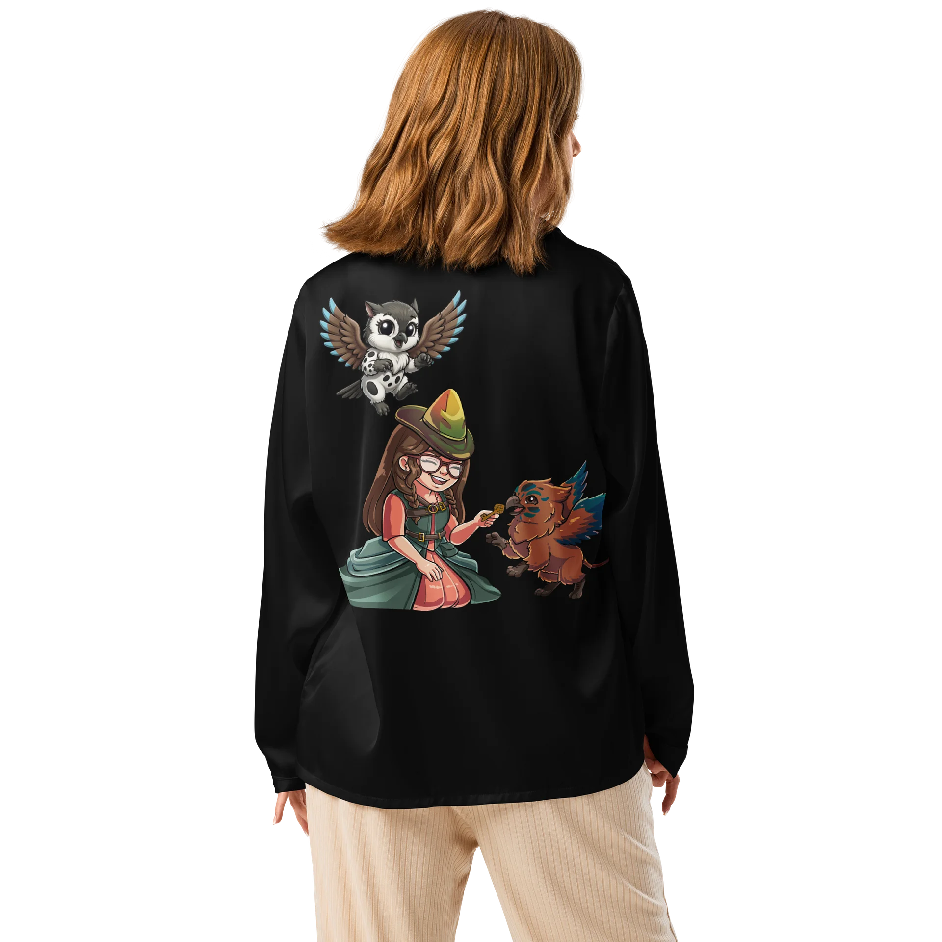 Mythically Meabh & Her Gryphons | Enchanted Dreams Sleep Shirt product image (2)