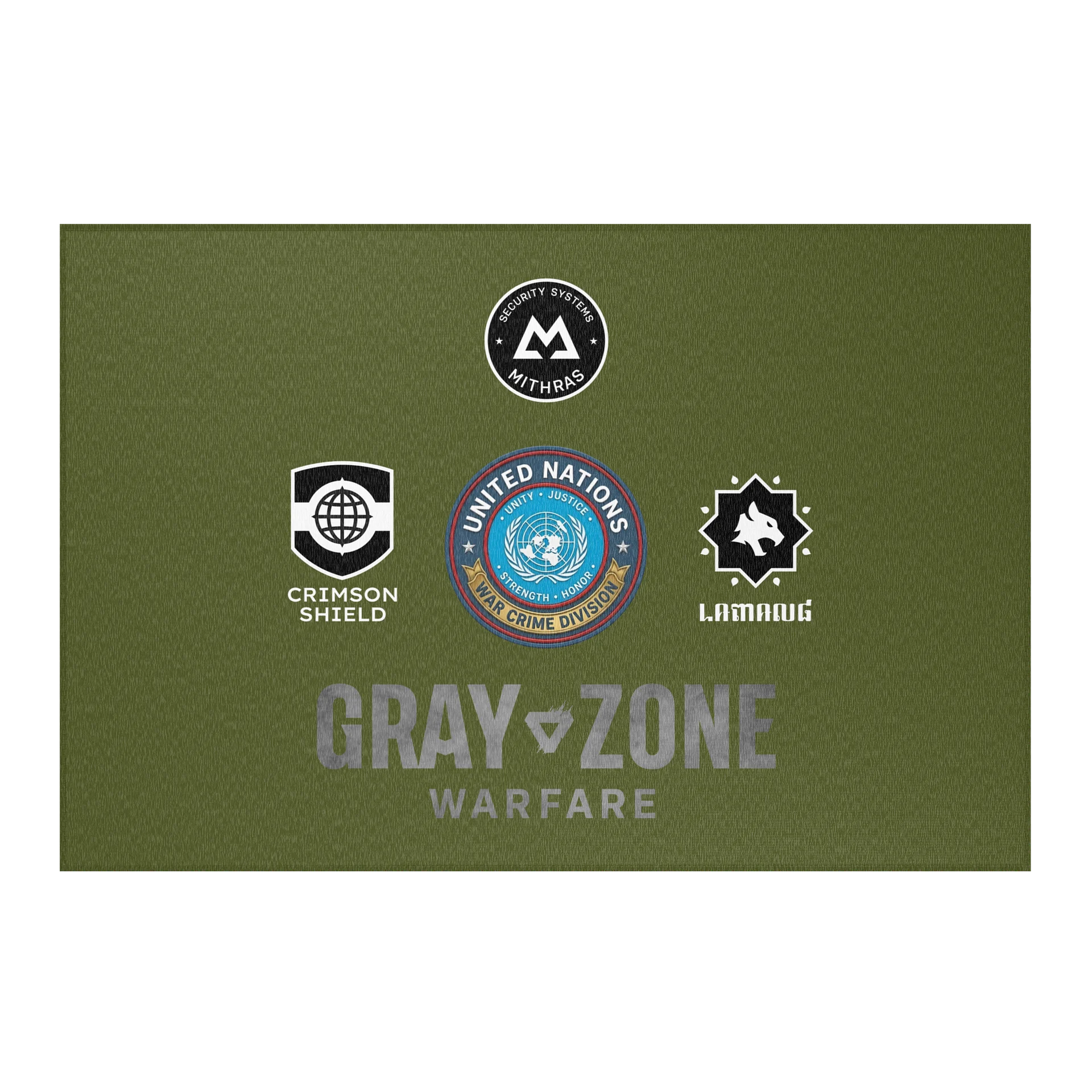 United Nations War Crime Division PMC GZW Rug product image (1)
