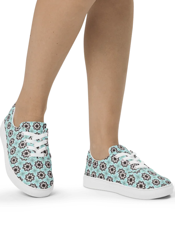 Symmetry in Bloom Canvas Shoes product image (5)
