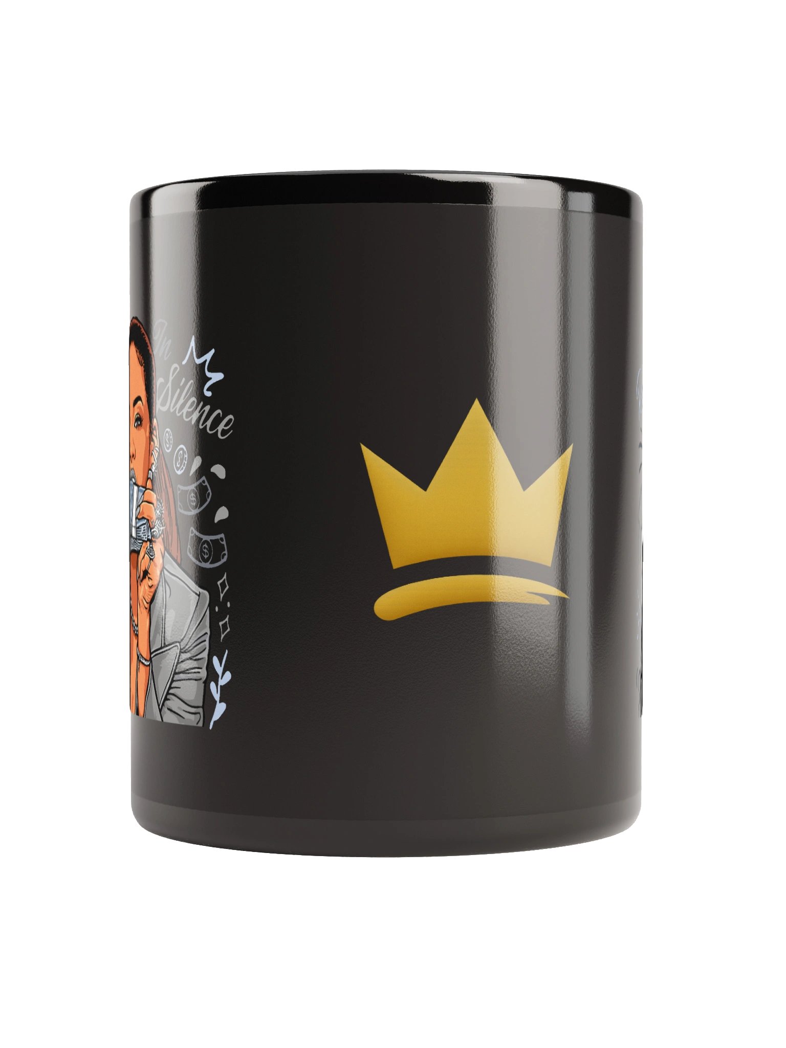 Ceramic Mug – "Royal Sip" Modern Graphic Coffee Mug for Daily Use product image (5)