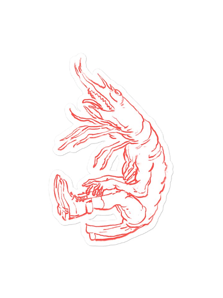 Shrimply Sticker product image (1)