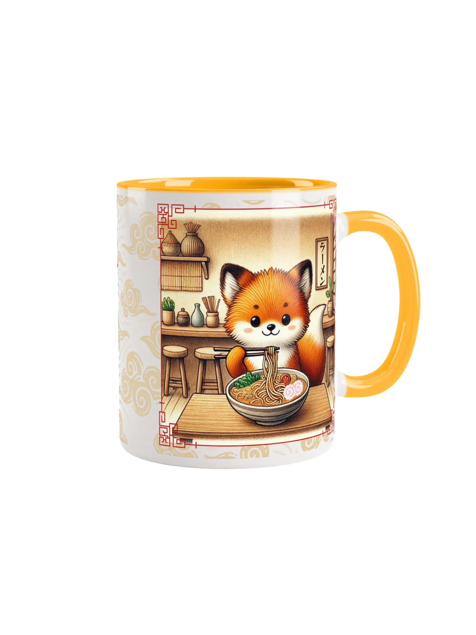 Cozy Ramen Fox Ceramic Mug product image (5)