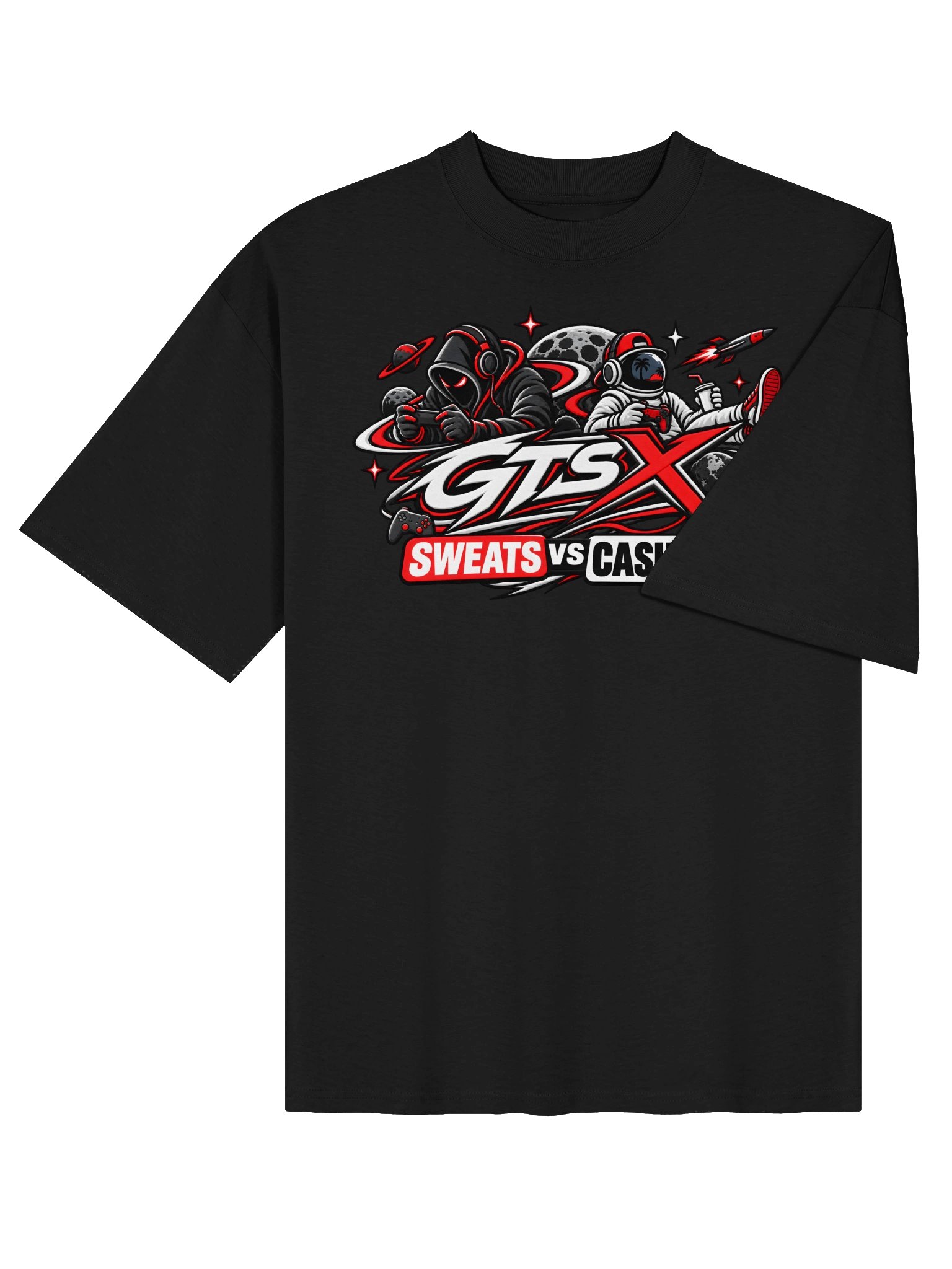 GTSX Sweats vs Casuals Oversized Organic Tee product image (4)