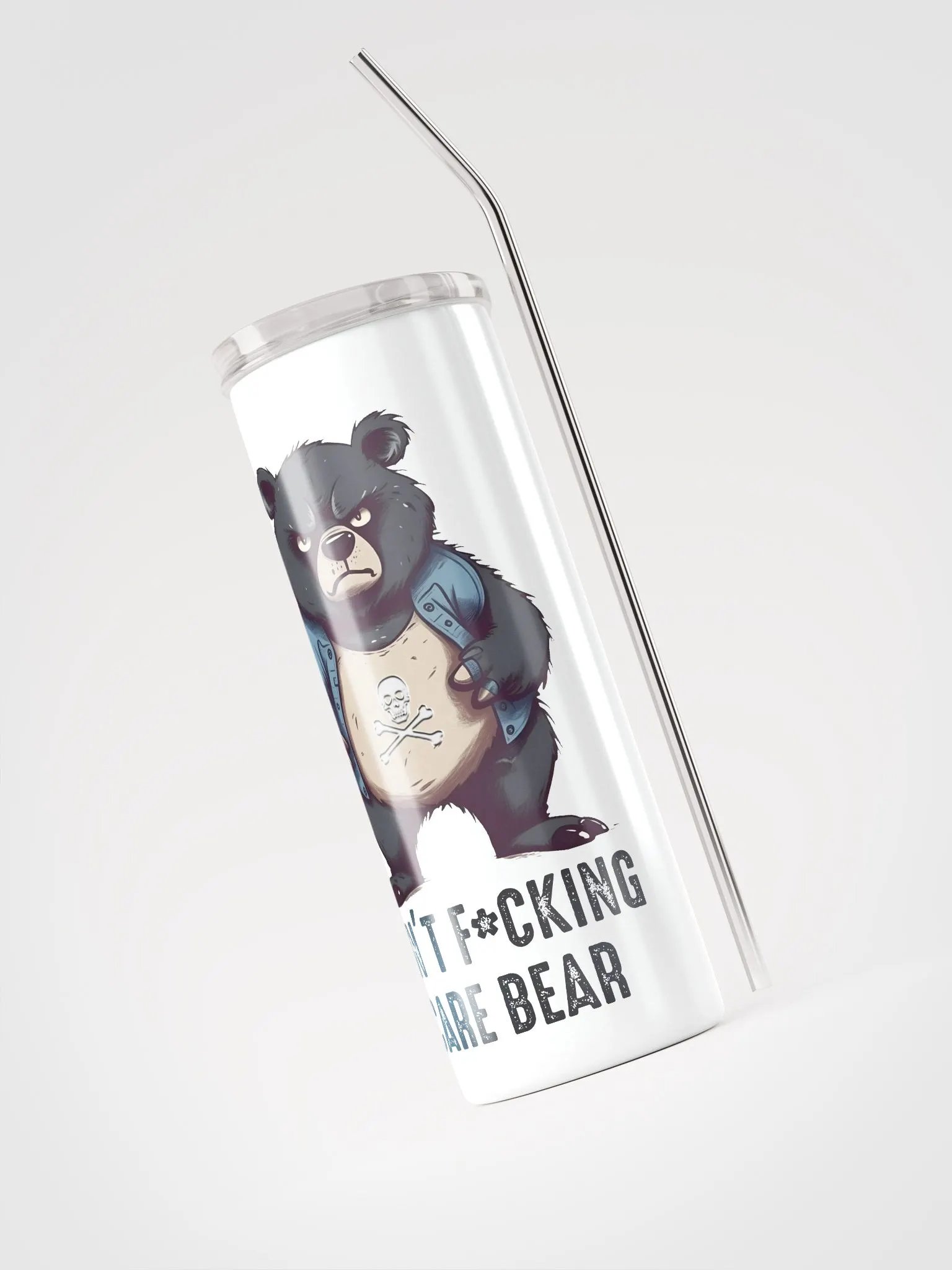 Don't F*cking Care Bear Tumbler: Embrace Your Attitude! product image (4)