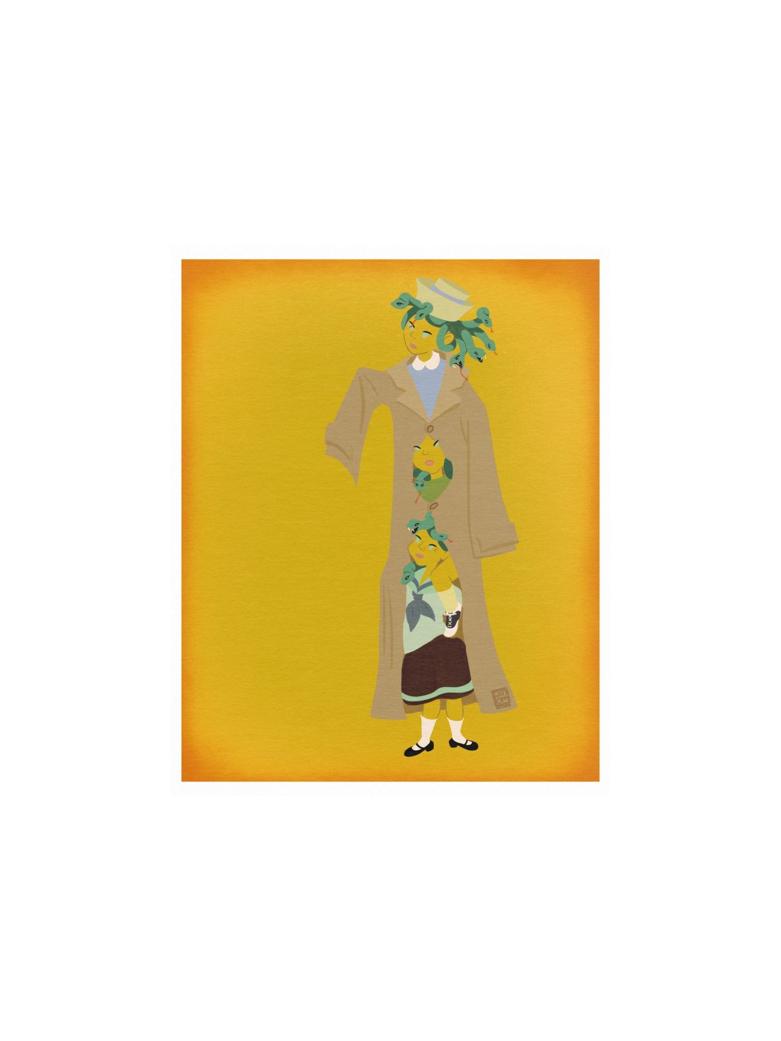 Just 3 Gorgons in a Trenchcoat product image (1)