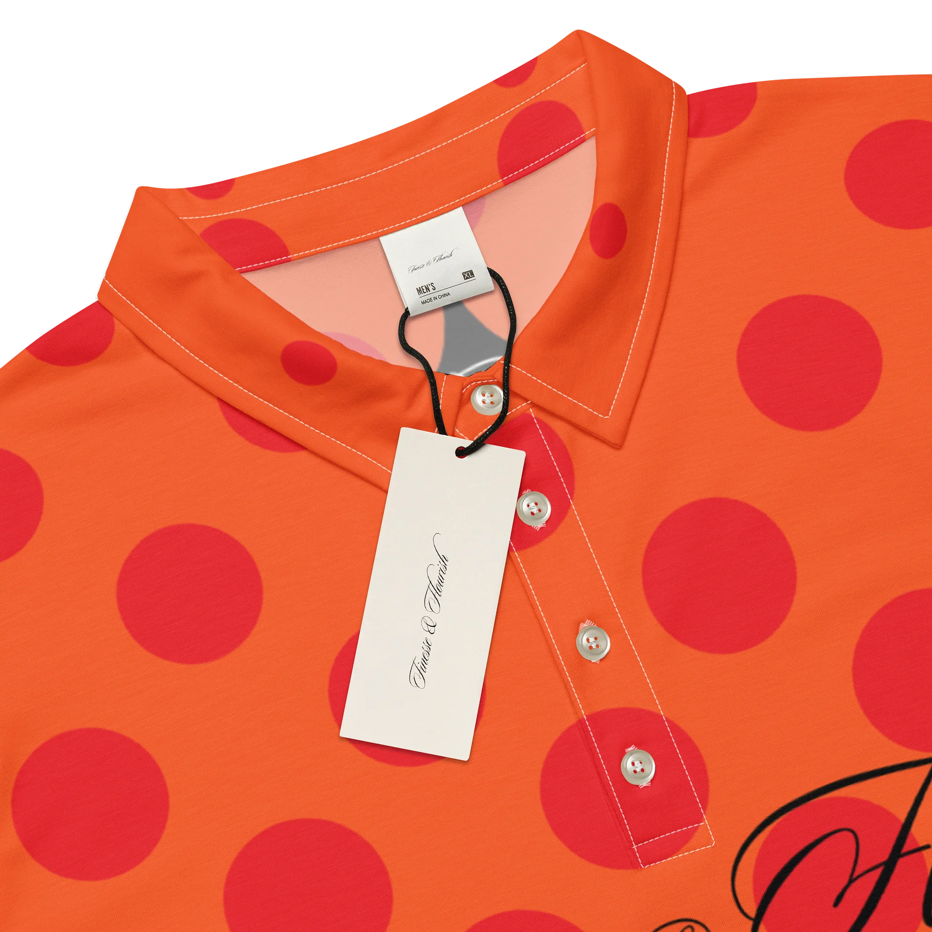 F&F Big Script Boba Slim Fit Polo Shirt product image (4)