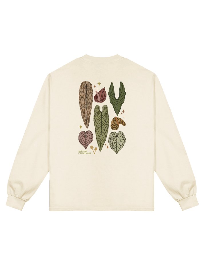 ANTHURIUM COLLAGE (back only) - Premium Heavyweight Long Sleeve product image (1)