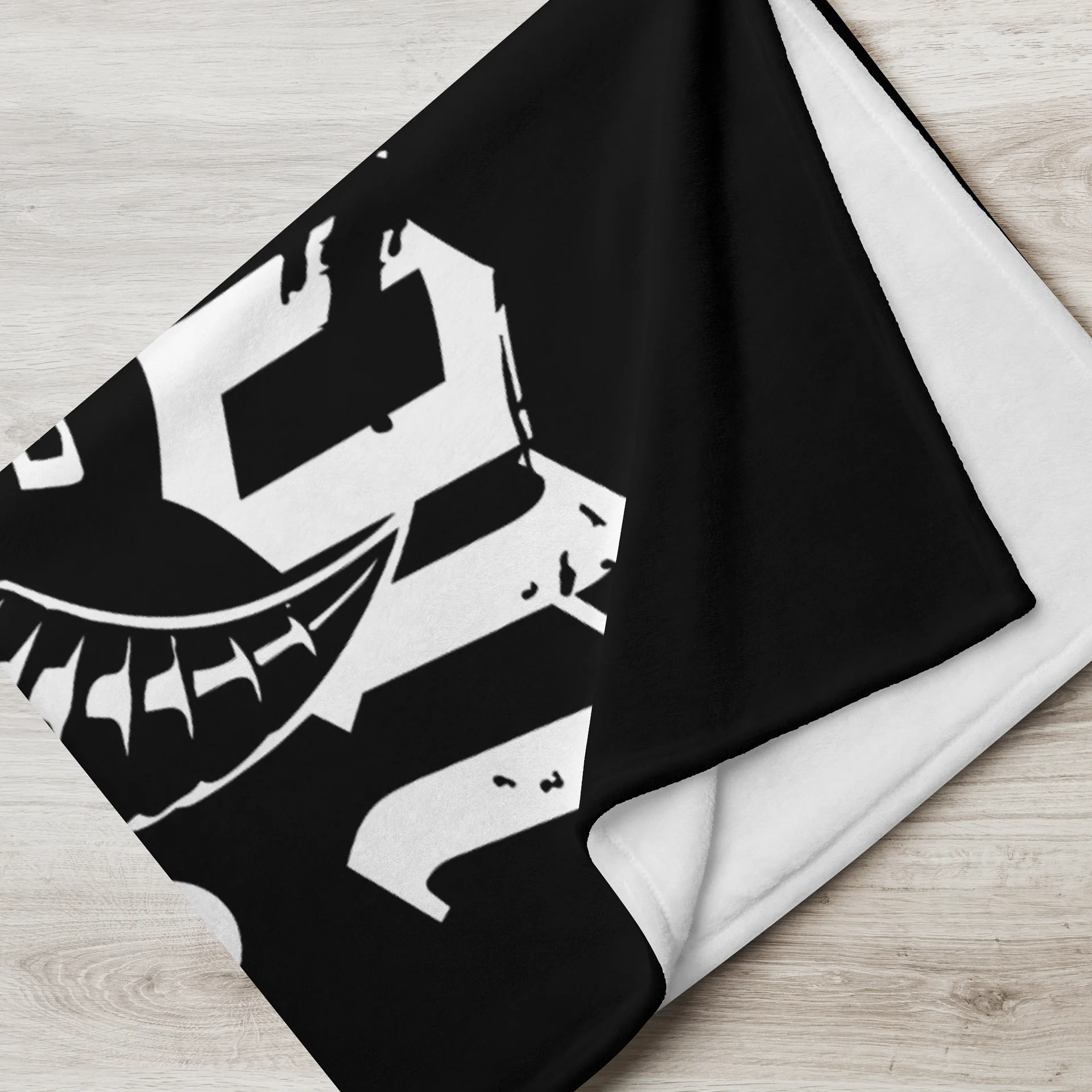 Demon Witch Records Black Throw Blankie product image (3)