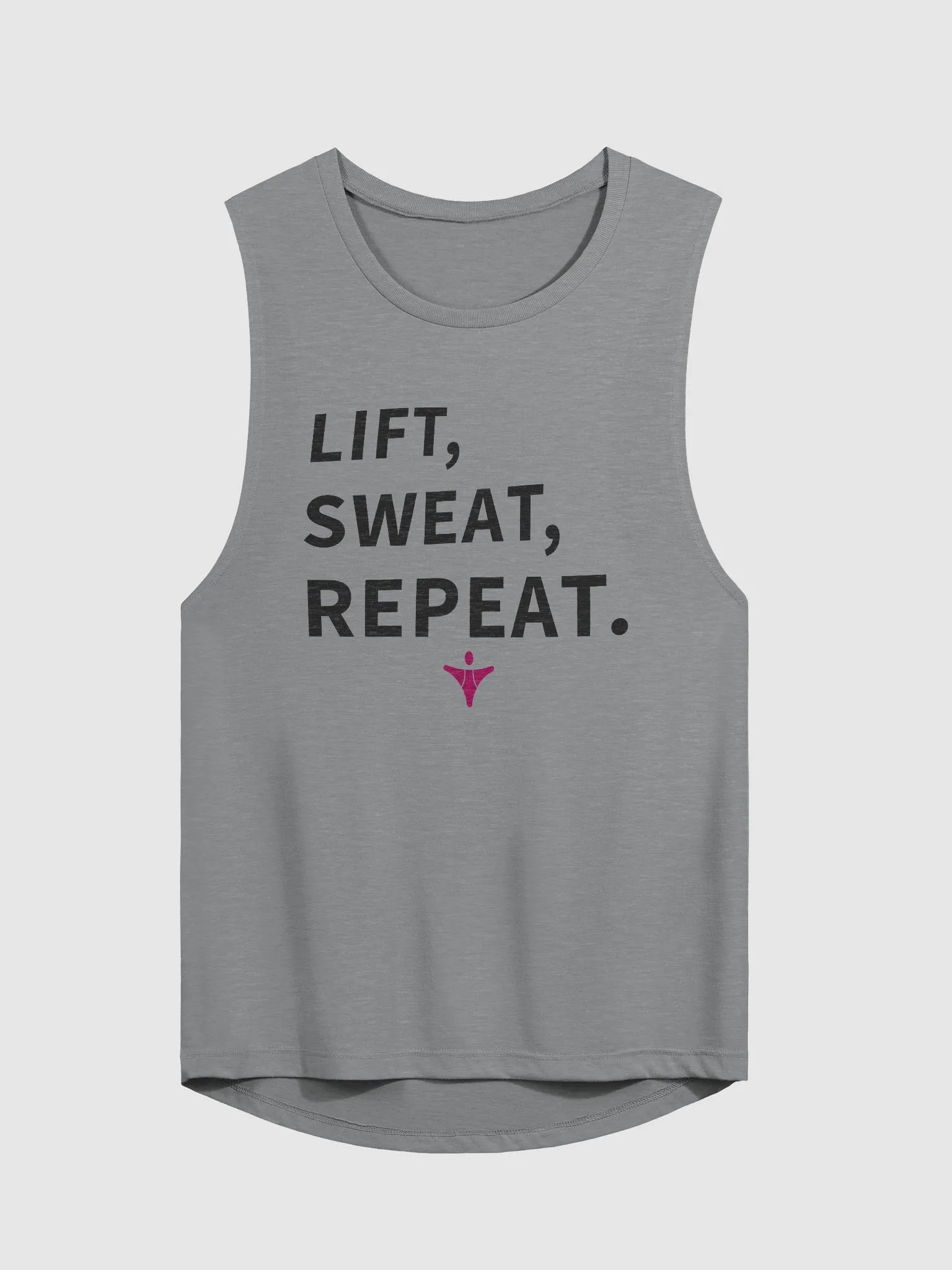 LIFT SWEAT REPEAT | Muscle Tank (Dark Text) product image (3)