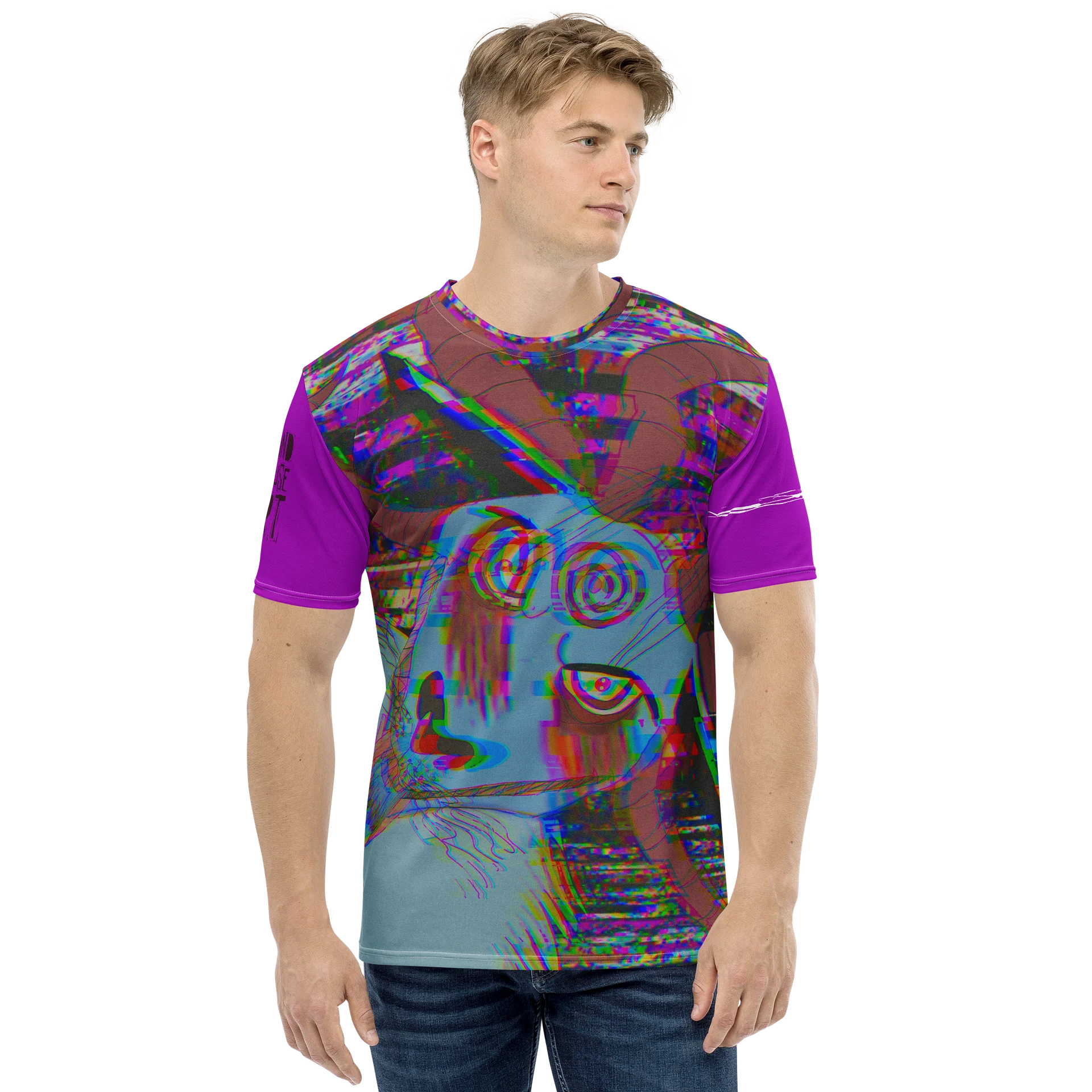 The Glitch is back-All over print T shirt product image (1)