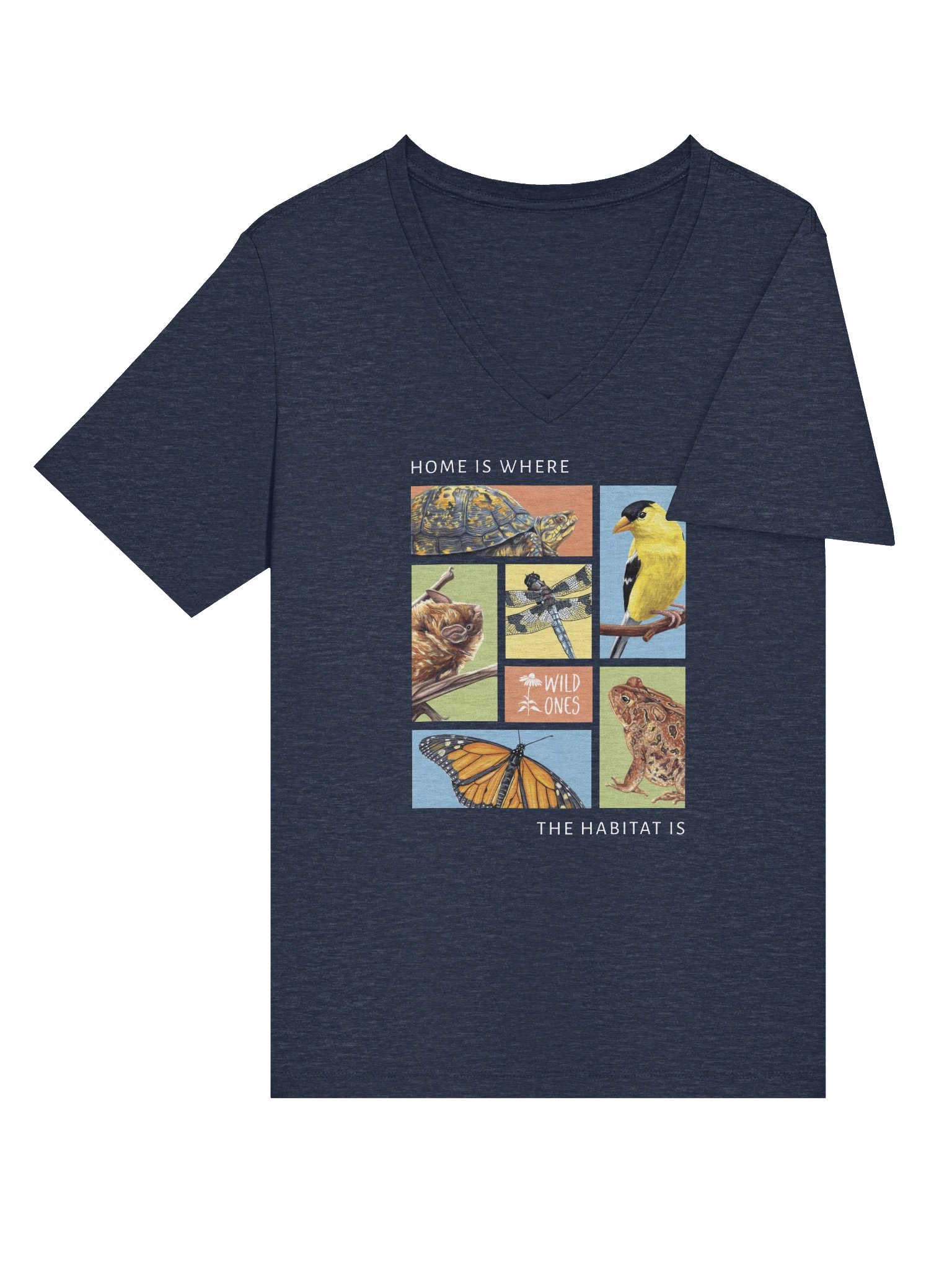 Home is Where the Habitat is (Women's Relaxed V-Neck Tee) product image (5)