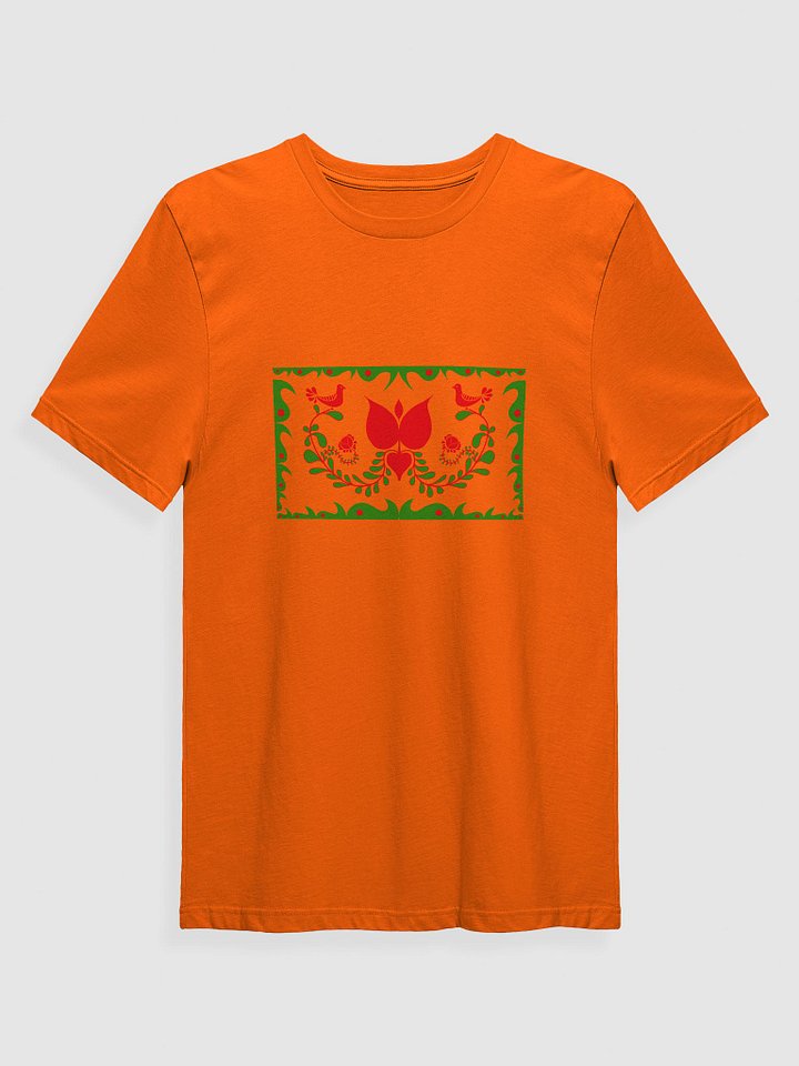 Vibrant Hungarian Folk Art Harmony T-Shirt product image (1)