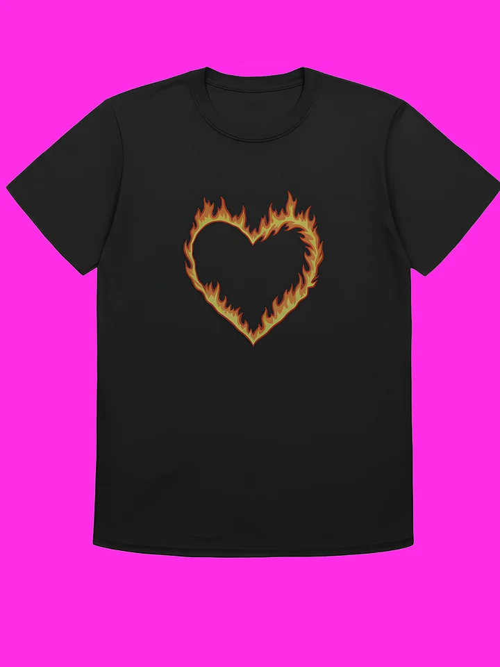 High Potential Morgan Croft Fire Heart T-Shirt product image (113)