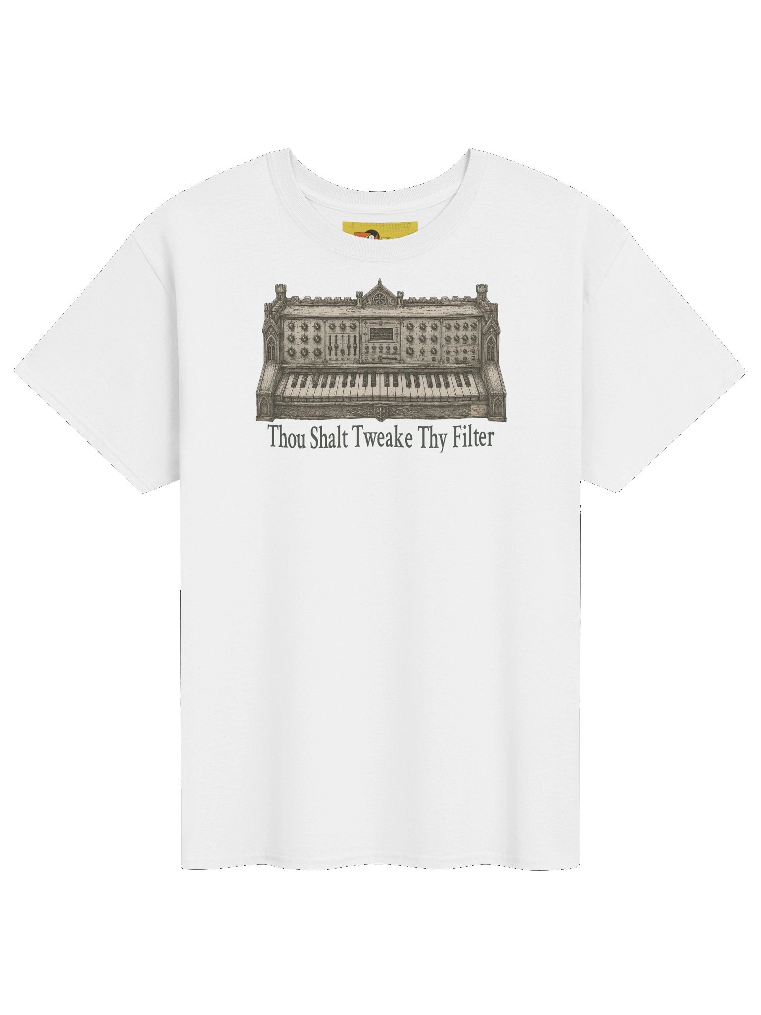 Thou Shalt Tweake Thy Filter, by Frank Fonik Unisex t-shirt product image (1)