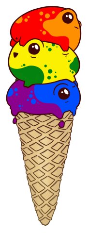 sticker : pride-cone product image (2)